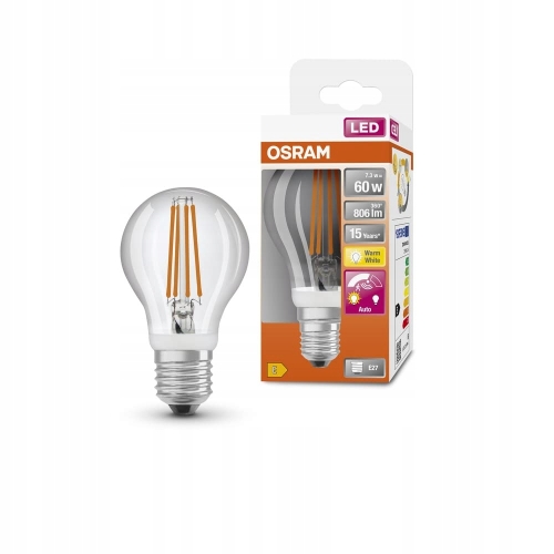 Żarówka OSRAM Star+ LED E27 806 lm 60W DO DOMU OGRODU DEKORACYJNA OSZCZĘDNA