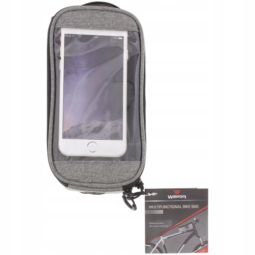 Rowerowy uchwyt na telefon smartfon silikonowy obracany 360° DUNLOP czarny