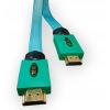 Kabel GOLD 24K HDMI - HDMI 5m GC-HD-1019 PŁASKI WYSOKIEJ JAKOSCI PRZEWÓD