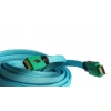 Kabel GOLD 24K HDMI - HDMI 5m GC-HD-1019 PŁASKI WYSOKIEJ JAKOSCI PRZEWÓD