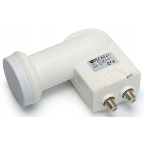 Konwerter twin podwójny Opticum Twin Robust 0.1 dB 4K UHD 2 X TUNER KON0076