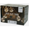 GIRLANDA Łańcuch świetlny żarówki 8 kul 40 LED Białe Ciepłe na baterie ZIEL