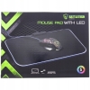 PODKŁADKA POD MYSZ BATTLETRON RGB ZMIENIAJĄCA KOLOR 25x35CM 4MM LED USB-C
