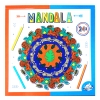 KOLOROWANKA MANDALA kreatywny zestaw 24 str dla dzieci i dorosłych DŻUNGLA