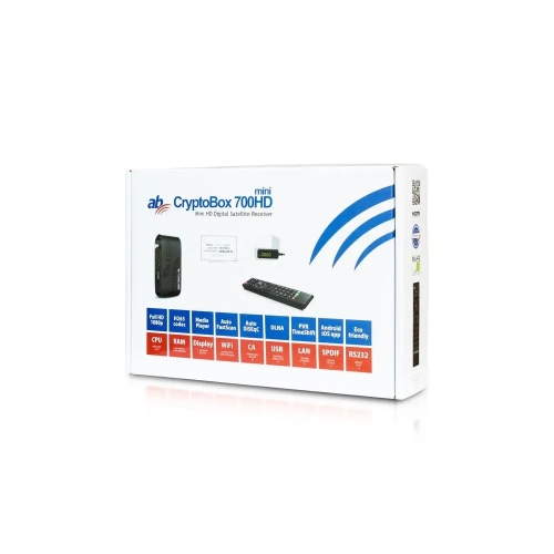 Dekoder Satelitarny DVB-S2 Cryptobox 700HD mini Android DLNA 1080P H265 PVR