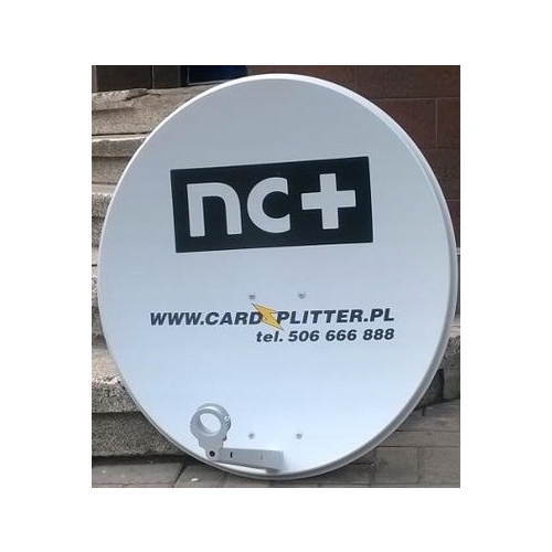 ANTENA SATELITARNA CYFROWY POLSAT BOX HD ORYGINALNA 70 cm Grafitowa