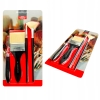 Pędzle artystyczne malarskie Brush set 3 pędzli + szpatułka Van Bleiswijck
