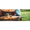 Szczotka do grilla BBQ 3w1 skrobak uchwyt gąbka Absolu Chic poręczna mała 1