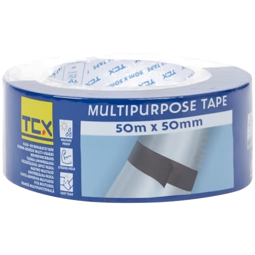 Taśma naprawcza zbrojeniowa mocna czarna profesjonalna 50mx50mm extra mocna