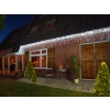 LAMPKI ŚWIĄTECZNE 360 LED ZEWNĘTRZNE KURTYNA SOPLE 12m NA OKNO BALKON TARAS