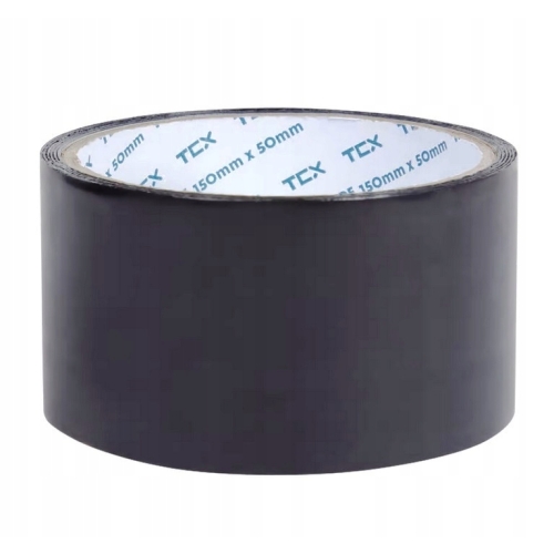 Taśma naprawcza do łatania Basen Ponton Materac Koło Rur CZARNA 150 x 50 mm