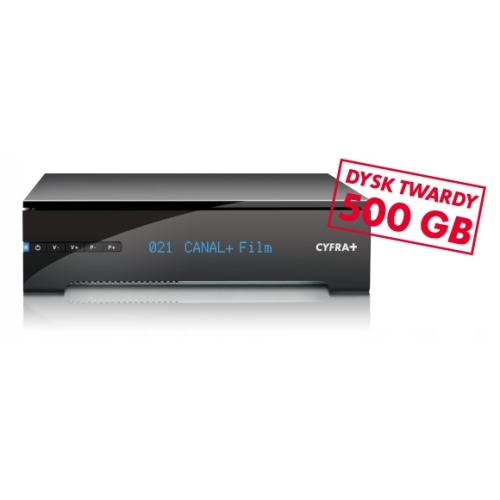 PREPAID dekoder PACE HD 500 CANAL+ dowolny pakiet bez umowy karta Cayman