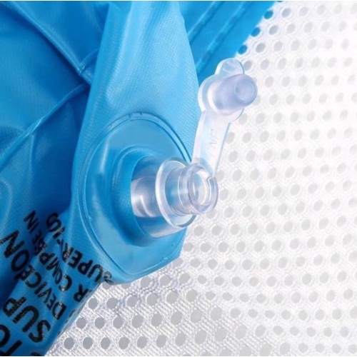 HAMAK WODNY MATERAC Z SIATKĄ DMUCHANY WYGODNY DO OPALANIA ZIELONY TURKUS