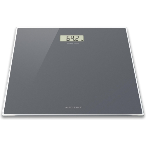 Waga łazienkowa Medisana szklana elektroniczna precyzyjna lcd 150 kg szara