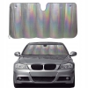 Laserowa aluminiowa osłona przeciwsłoneczna do aut uniwersalna 135 x 60 cm