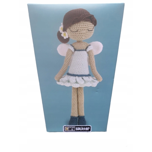 ZESTAW DO SZYDEŁKOWANIA WŁÓCZKA SZYDEŁKO IGŁA MAGICZNA WRÓŻKA 34cm MASKOTKA