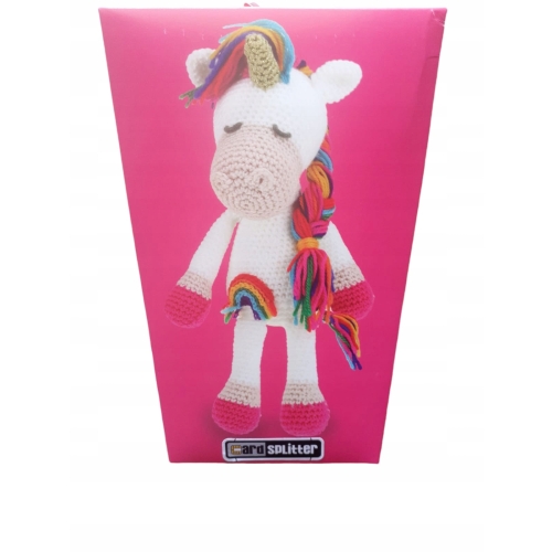 ZESTAW DO SZYDEŁKOWANIA WŁÓCZKA SZYDEŁKO JEDNOROŻEC 27 cm UNICORN 2024
