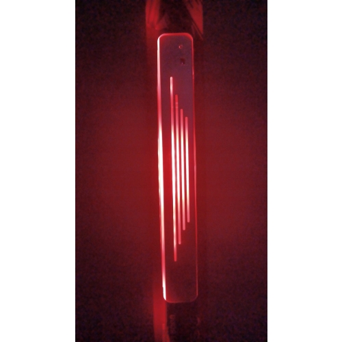 Nakładki progowe led usb c oświetlenie drzwi samochodu TUNING linie srebrne