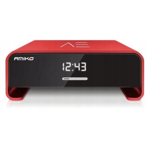 Tuner dekoder satelitarny full hd Amiko A3 CZERWONY ANDROID WIFI USB HDMI
