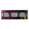 LAMPY BEZPRZEWODOWE 3 x LED PILOT ŚCIEMNIACZ PODSZAFKOWE BALTIMORE CZARNE