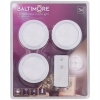 LAMPY BEZPRZEWODOWE 3 x LED PILOT ŚCIEMNIACZ PODSZAFKOWE BALTIMORE BIAŁE 88