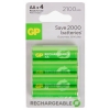 GP BATERIE PALUSZKI AA x 4 sztuki 2100 mAh akumulatorki wysokiej jakości GP