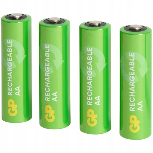 GP BATERIE PALUSZKI AA x 4 sztuki 2100 mAh akumulatorki wysokiej jakości GP