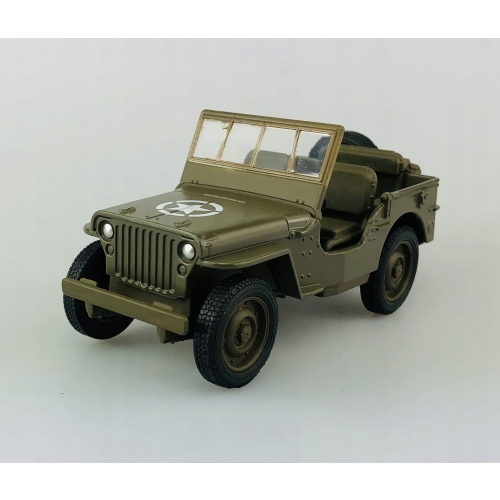 JEEP 1941 WILLYS MB METALOWY MODEL SAMOCHODU Z NAPĘDEM SKALA 1:34 NEX WELLY