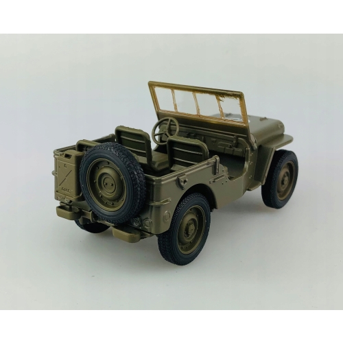JEEP 1941 WILLYS MB METALOWY MODEL SAMOCHODU Z NAPĘDEM SKALA 1:34 NEX WELLY