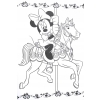 KOLOROWANKA MEGA COLOR DISNEY Z NAKLEJKAMI Minnie Mause Daisy 128 stron