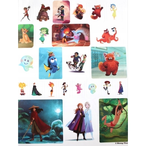 KOLOROWANKA DISNEY PIXAR MEGA COLOR Z NAKLEJKAMI PLUTO NEMO KRÓL LEW AUTA