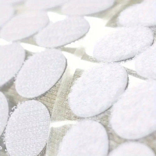 RZEP samoprzylepny KÓŁKA 20 mm okrągły białe 40 sztuk super mocny klej