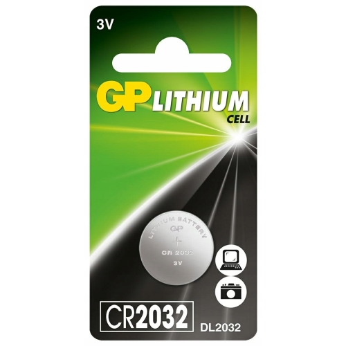Bateria litowa firma GP wersja CR2032 DL2032 3V Lithium 1 sztuka Blister