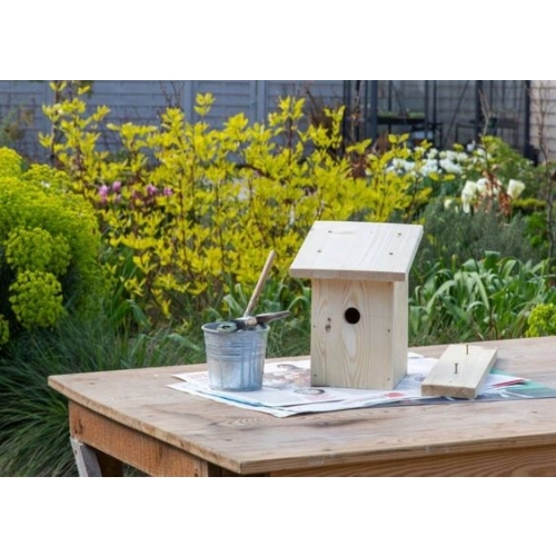 BUDKA LĘGOWA HOTEL DOMEK DLA PTAKÓW JERZYK SZPAK DREWNIANA ORYGINALNA 5