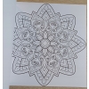 ANTYSTRESOWA EKSLUZYWNA KOLOROWANKA KSIĄŻKA MANDALA 200GSM 40 STRON RÓŻOWA