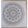 ANTYSTRESOWA EKSLUZYWNA KOLOROWANKA KSIĄŻKA MANDALA 200GSM 40 STRON RÓŻOWA