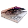 ANTYSTRESOWA EKSLUZYWNA KOLOROWANKA KSIĄŻKA MANDALA 200GSM 40 STRON FIOLET