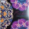 ANTYSTRESOWA EKSLUZYWNA KOLOROWANKA KSIĄŻKA MANDALA 200GSM 40 STRON FIOLET