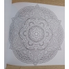 ANTYSTRESOWA EKSLUZYWNA KOLOROWANKA KSIĄŻKA MANDALA 200GSM 40 STRON FIOLET