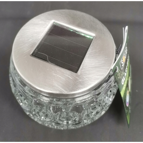 LAMPA SOLARNA SZKLANA KULA LED W KÓŁKA DEKORACJA OGRODU KOLOROWA STOJĄCA 21