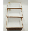 KOSZYK BAMBUSOWY ORGANIZER pudełko do przechowywania wymiar: 24 x 18 x 13cm