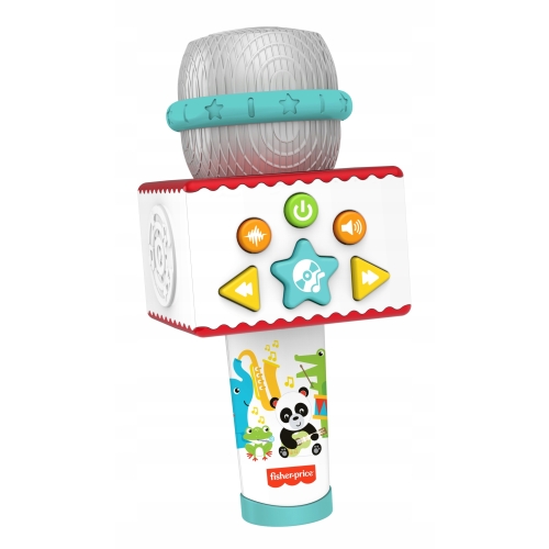 Mikrofon Fisher Price edukacyjny interaktywny grający melodie dla dzieci 2+
