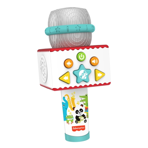 Mikrofon Fisher Price edukacyjny interaktywny grający melodie dla dzieci 2+