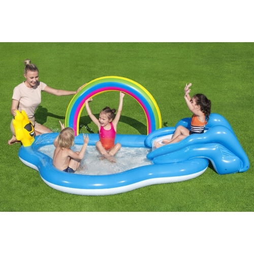 Basen dmuchany Duża Truskawka z daszkiem 26L 91x91x91cm BESTWAY 52387