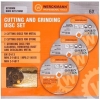 TARCZE DO CIĘCIA I SZLIFOWANIA ZESTAW 6 SZT 230MM WERCKAMANN TOOLS