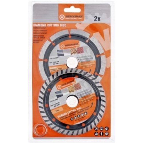 TARCZE DO CIĘCIA I SZLIFOWANIA ZESTAW 6 SZT 230MM WERCKAMANN TOOLS