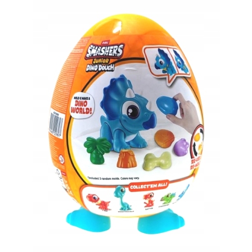Jajko Jajo Zuru Smashers Junior Dino Dough XXL Kolekcja RAPTOR RED Big Size