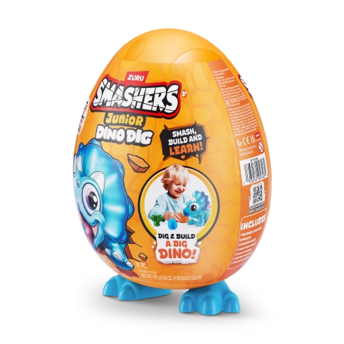 Jajko Jajo Zuru Smashers Junior Dino Dough XXL Kolekcja RAPTOR RED Big Size