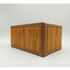 KOSZYK BAMBUSOWY ORGANIZER pudełko do przechowywania BRĄZOWY 24 x 18 x 13cm