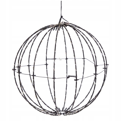 Kula świetlna Wielokolor 140 LED Ø 30cm Kolorowa z timerem Indoor Outdoor